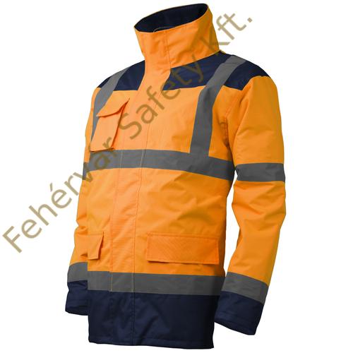 KANATA 4/1 HI-VIZ NARANCS/KÉK PE KABÁT