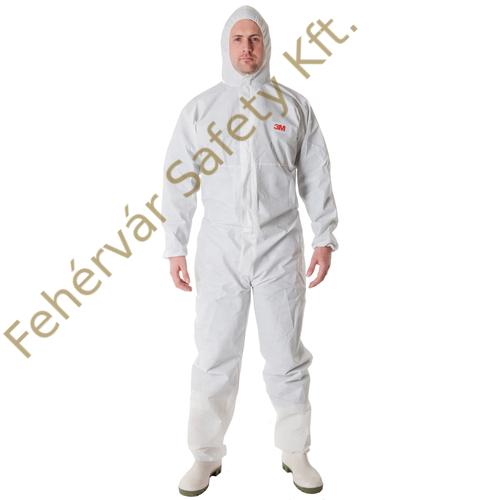 3M 4515 FEHÉR VÉDŐOVERALL, KATEGÓRIA: 5/6, MÉRET  