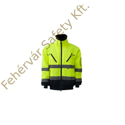 TOP FALCON Fluo Hi-Vis 3 in 1 Pilóta dzseki
