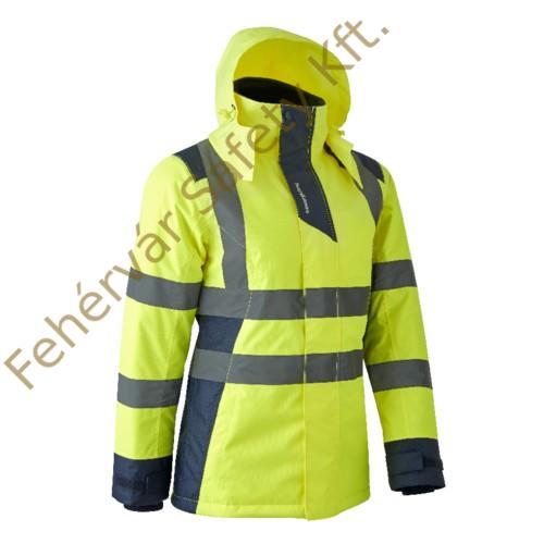 HORA FLUO SÁRGA-KÉK NŐI TÉLIKABÁT